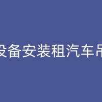 肥西吊机出租案例，让您了解吊车不同场景下的租赁情况！